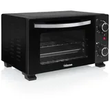 Tristar Minibackofen Tristar OV-3610 Mini-Ofen – Kompakt, Sicher und Vielseitig Kochen, 10 L - 800W schwarz