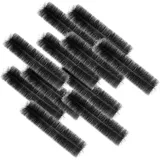 Wiltec Black Brush Filterbürste für Teiche, Set 24 Filterbürsten zur Entfernung feinster Partikel, 40cm x ø 15cm, in Schwarz, aus Polypropylen