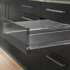 Emuca Schubladen-Kit 900 mm 93 mm Höhe Weiß