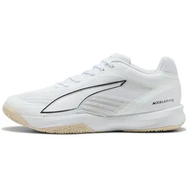 Puma Accelerate Turbo 5 Hallenschuhe, weiß, Größe 47