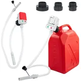 Automatische Kraftstoffpumpe Umfüllpumpe,Elektrische Benzinpumpe Dieselpumpe Ölabsaugpumpe mit Auto-Stopp-Sensormit &Adapter Verbinder,Oil-Wasserpumpe/Flüssigkeitstransfer