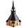 Rudolphs Schatzkiste Miniaturhaus Seiffener Kirche 14,5 x 8,5 x 8,5 cm Braun