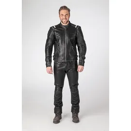 Halvarssons Skalltorp Lederjacke Schwarz 56