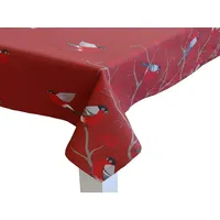 Beties Heimtextil Tischdecke, Rot, Tiere, Rechteckig, 130x170 cm, Oeko-Tex®
