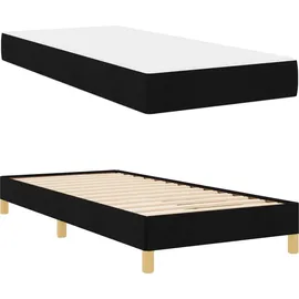 vidaXL Boxspringbett 80 x 200 cm Schwarz