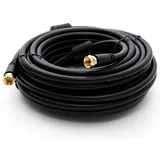 PremiumX BASIC-LINE SAT TV Koaxial-Kabel 20 m Schwarz