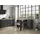 Gami Bartisch Manchester 94 x 93 x 45 cm Schwarz