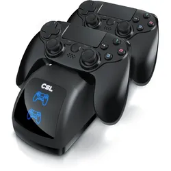 CSL Dual Ladestation für 2x PS4 Gamepads - PS4 Controller Stand Charger / Ladegerät