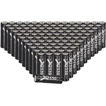 XCell 100x XCell Mignon Akku AA LSD Plus Ni-MH 1,2V 2550 mAh low self-discharge