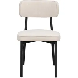 Esstisch Stühle in modernem Design Gestell aus Metall (2er Set)