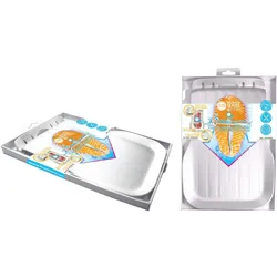 FOSA DEFROST-PLATTE - DP10002 - Smarte Auftauplatte aus hochwertigem Aluminium für gefrorenes Fleisch, Fisch oder Geflügel - 179 mm x 262 mm x 15 mm