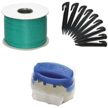 genisys Mähroboter Erweiterungs Set Draht 25 m mit 50 Erdnägeln und 4 Klemmen