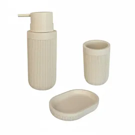 Relaxdays Zahnputzbecher Beige