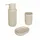 Relaxdays Zahnputzbecher Beige