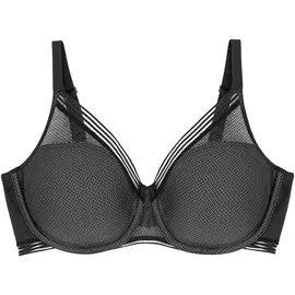 Triumph Infinite Sensation W01, mit Bügel, ohne Polsterung, Verstellbare Träger, 75C, Schwarz C, 75 Damen Minimizer-BH