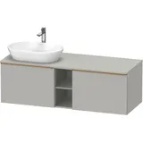Duravit D-Neo Konsolenwaschtischunterbau wandhängend Betongrau Matt 1400x550x459 mm - DE4950L0407000 DE4950L04070000