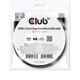 Club 3D USB-A auf Micro USB 1,0 m Schwarz