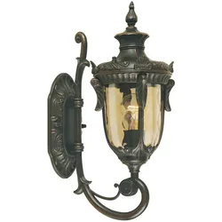Licht-Erlebnisse Opulente Wandleuchte AMY Rustikal IP44 außen Hof