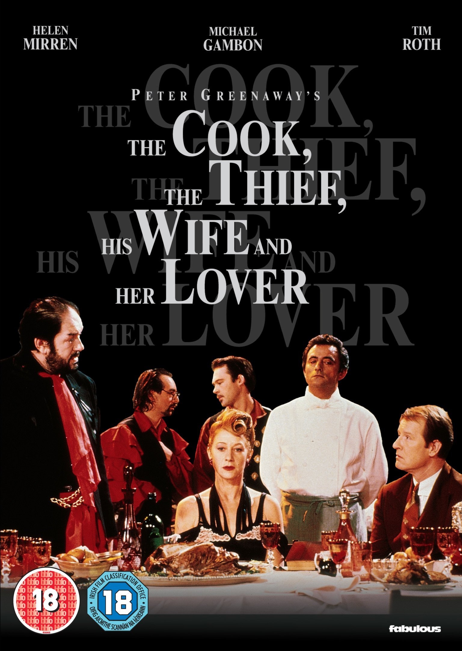 The Cook, The Thief, His Wife And Her Lover [DVD] UK-Import (Region 2), Sprache-Englisch.
