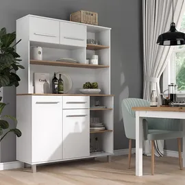 Vicco Küchenbuffet Pure 120,2 x 40,5 cm Weiß/Artisan