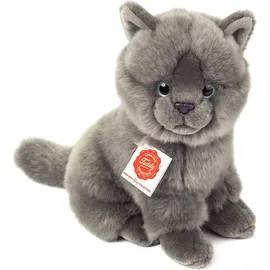 Teddy-Hermann Teddy Hermann Kartäuser Katze sitzend 20 cm Beige
