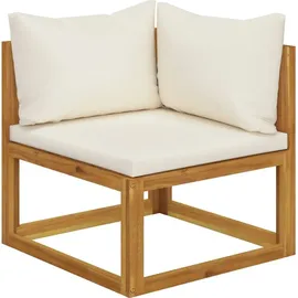 vidaXL Garten-Lounge-Set 7-tlg. creme Akazie