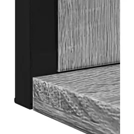 vidaXL Badspiegel mit Ablage Grau Sonoma 50x12x60 cm Holzwerkstoff