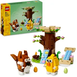 LEGO Frühlingstierspielplatz, Spielset mit Vogel und Eichhörnchen 40709