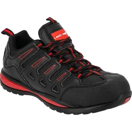 LAHTI PRO Leder/Oxford Schuhe Schwarz-Rot, Sb, "46", Ce, Lahti - Schwarz/Rot - 46