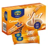 KRÜGER Family 3 in 1 Caramel, Instant Kaffee Sticks mit löslichem Kaffee, Kaffeeweißer, Zucker & Karamell-Aroma, 10 Sticks (16,9g)