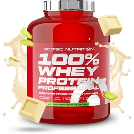 Scitec Nutrition 100% Whey Protein Professional Pistazie-Weiße Schokoladen Pulver 2350 g