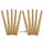 Partydeco Spitzkerze 24 cm 10 St. gold