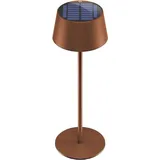 goobay Kabellose LED-Tischleuchte Solar, bronze