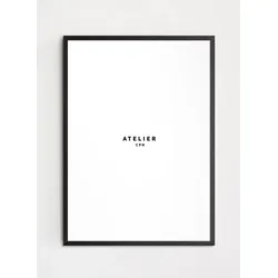 Bilderrahmen | Eiche Schwarz - 50 x 70