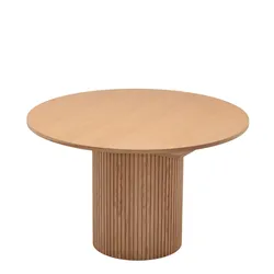 Esstisch "TOSCANA, Eiche Furnier", beige (natur), B:115cm H:74,5cm T:115cm, LEGER HOME BY LENA GERCKE, Tische, Esstisch Runde Esstische, D 115 cm, mit Verlängerungsplatten, ausziehbar auf 155 cm