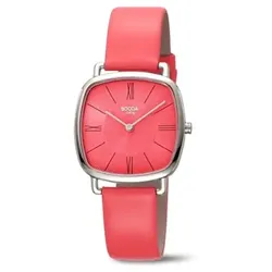 Boccia Damen Armbanduhr 3370-03 Trend Lederband pink