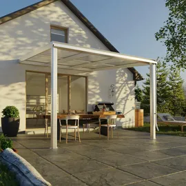 BECKMANN Terrassendach Exklusiv 307 x 322 cm grau