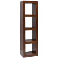Massivmoebel24 Bücherregal 48 x 35 x 174 cm Braun