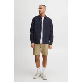!Solid Langarmhemd blau XL