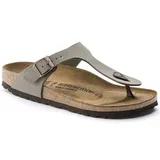 Birkenstock Gizeh Birko-Flor Nubuk stone 43