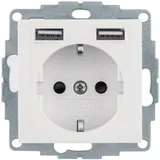 Berker USB-Steckdose 1 St. Weiß