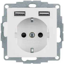 Berker USB-Steckdose 1 St. Weiß