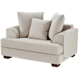 Soho Sessel Webstoff 136 x 87 x 103 cm Beige