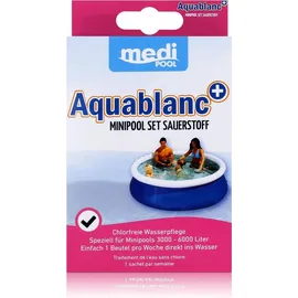 mediPool Aquablanc Mini Pool Set Sauerstoff weiß 320 g