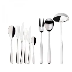 riviera, besteckset 75-teilig stahl satiniert, box galerie, casa bugatti