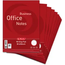 Herlitz Briefblock A4 kariert Rot