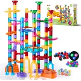 Murmelbahn 137 teilig Kugelbahn Lernspielzeug Baubaustein Spielzeug, Konstrukti