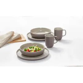Ritzenhoff & Breker Jasper Teller & Schalenset 12-tlg. taupe