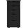 vidaXL Sitzbank Schrank Schwarz 34 x 39 x 61,5 cm