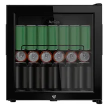 Amica FK 341 Getränkekühlschrank 41 l 50 cm hoch Schwarz